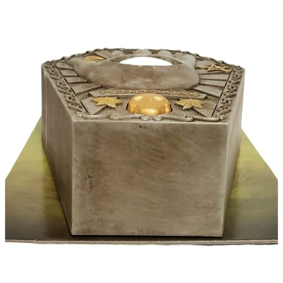 New Halloween Eyeball Doorbell Animated Creepy Coffin Hand Sound Lights Up Gemmy - Picture 7 of 11